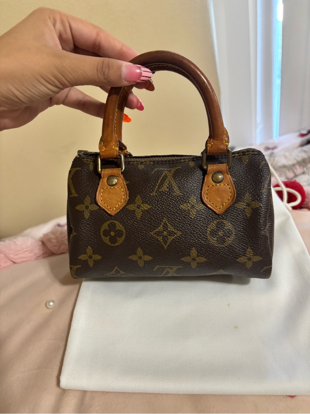 Louis Vuitton Mini HL speedy Brown Monogram Canvas Mini Handbag